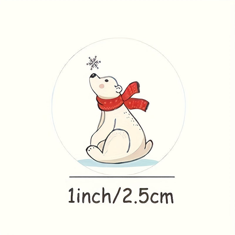 500pcs Cartoon Animal Stickers Box Seal Sticker