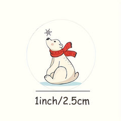 500pcs Cartoon Animal Stickers Box Seal Sticker