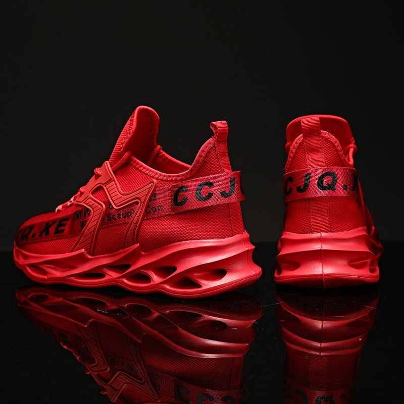 Men's Red Lightweight Running Shoes Christmas Gift