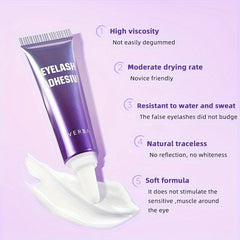 Strong Hold Lash Glue Waterproof Fast Drying Adhesive