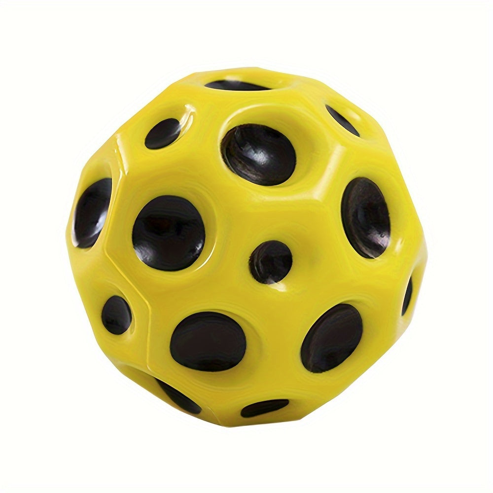 High Resilience Bouncy Ball Moon Shape Indoor Outdoor Toy