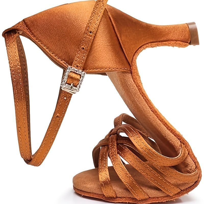 Women's Latin Dance 6 99 Cm High Heel Shoes Satin