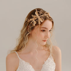 Starfish Hair Vine Nautical Wedding Headpiece