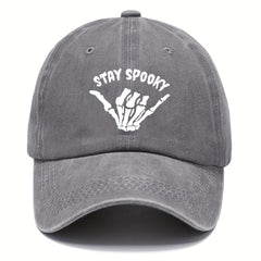 Halloween Cotton Baseball Cap Adjustable Sun Protection Hat
