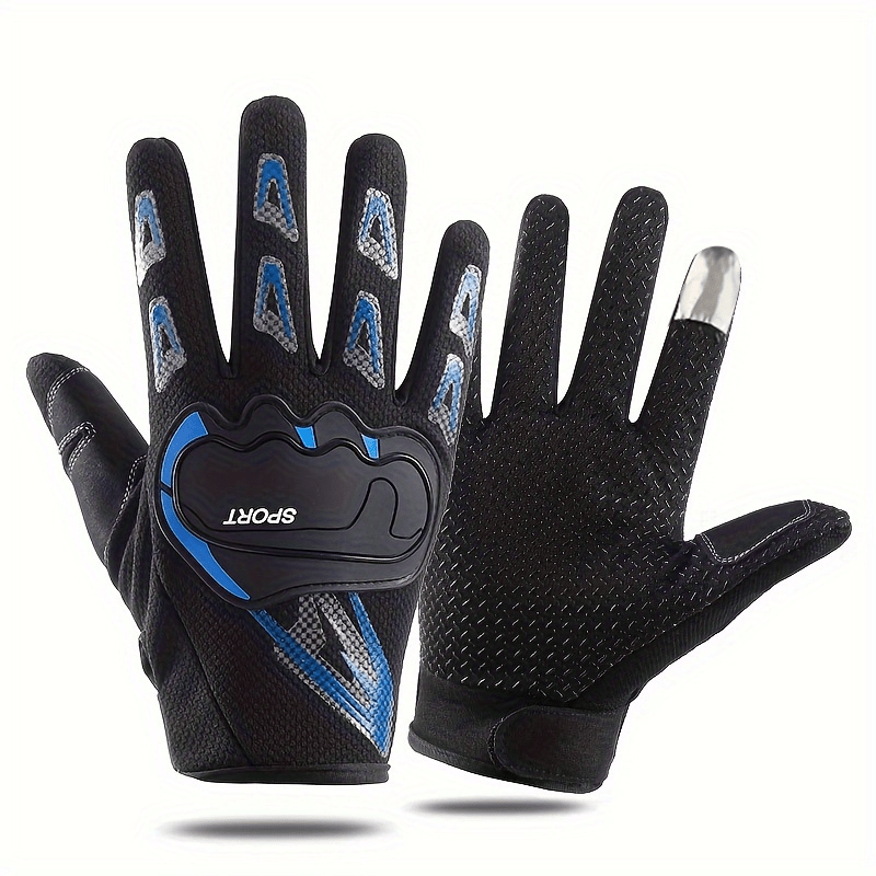 1pair Cycling Gloves Motorcycle Protective Non-slip Gloves