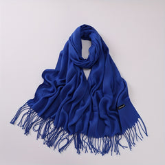 Cashmere Warm Shawl Tassel Long Scarf