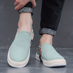 Men's Slip-On Espadrilles Loafers Canvas Sneakers