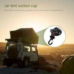 4pcs Suction Cup Hooks Tarp Accessory for Camping, Tents, Secure Hook