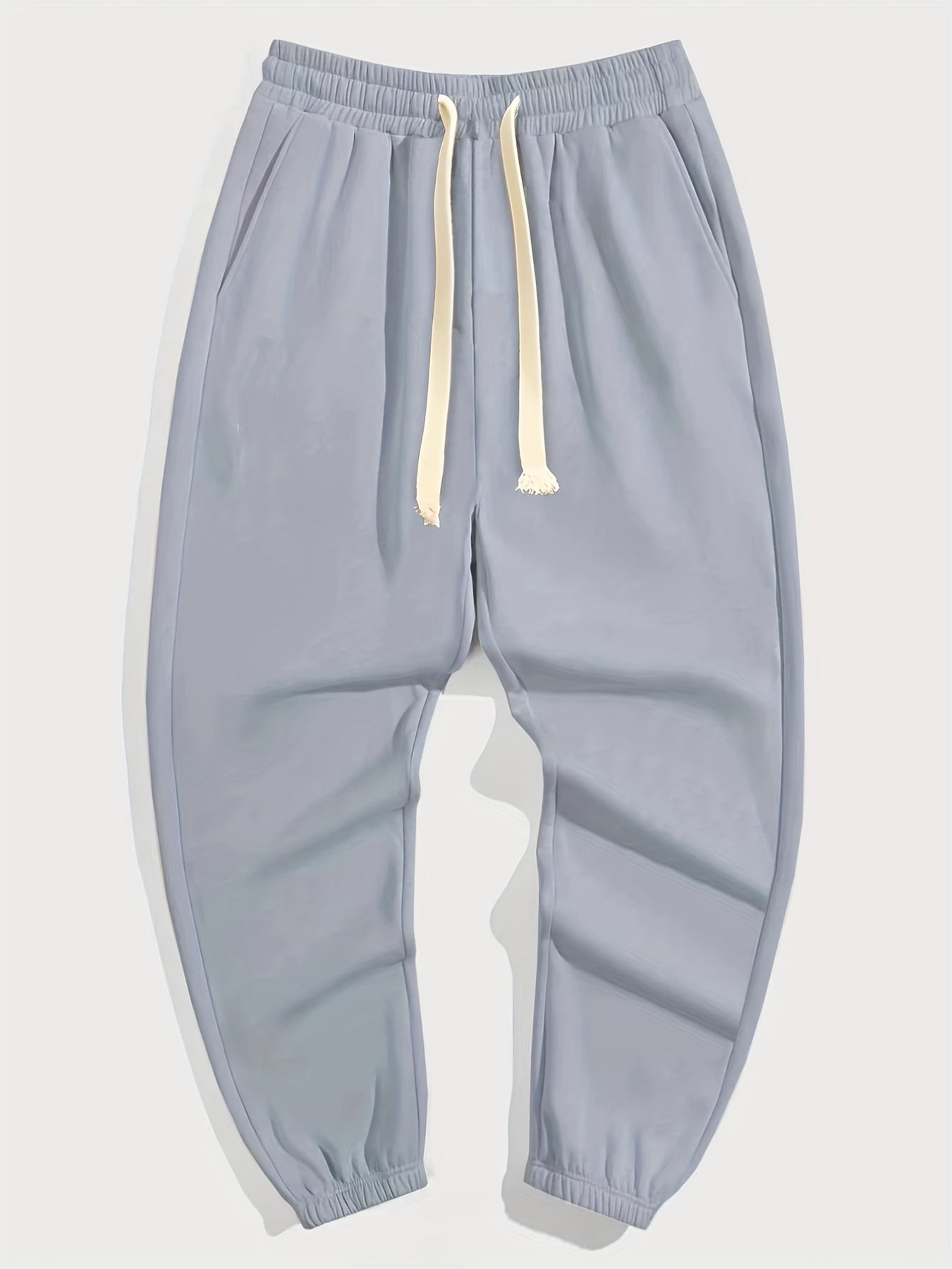 Skull Print Drawstring Sweatpants Loose Fit Joggers For Men