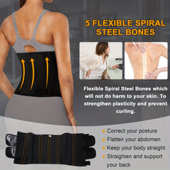 Waist Trainer Belt Tummy Control Compression Wrap Cincher