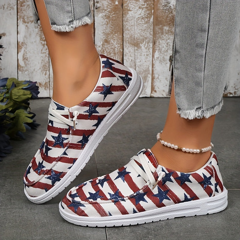 Women's Star Graphic Loafers & Striped Sneakers