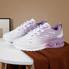 Gradient Air Cushion Running Shoes Wear Resistance Non Slip Outdoor Sneakers
