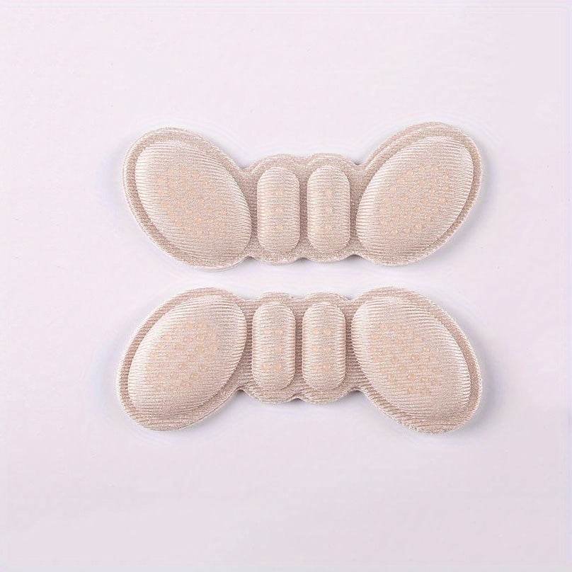 2pcs Butterfly Shape Heel Sticker Anti-slip High Heels Insole