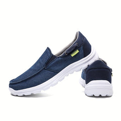 Men's Slip on Canvas Shoes Comfy Walking Shoes