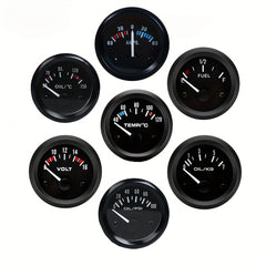 Car Instrument Voltage Water Temp Pressure Level Current Meter