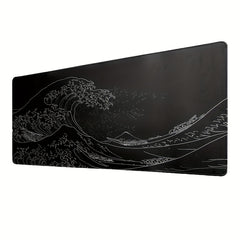 Japan Sea Wave Large Mouse Pad Extended