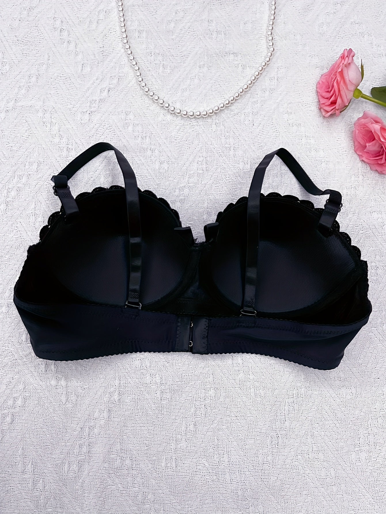 Lace Push Up Bra Comfy & Breathable Women's Underwear