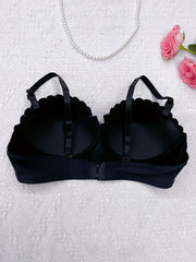 Lace Push Up Bra Comfy & Breathable Women's Underwear