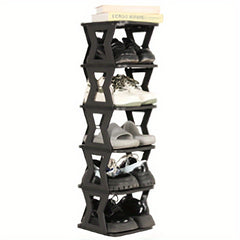 Folding Shoe Rack Bathroom Toilet Shoe Storage Shelf
