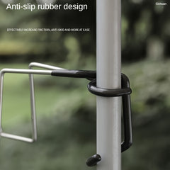 Outdoor Stainless Steel Cup Holder & Lamp Holder