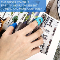 Rubber Finger Protectors 25 Pieces 5 Sizes Silicone Thimbles Various Colors