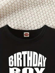 Boys Birthday Graphic T shirt & Camo Shorts Set Toddler Summer Clothes