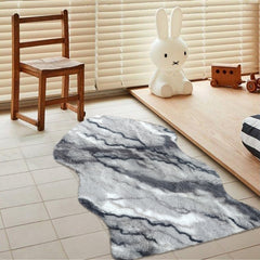 Faux Fur Fluffy Area Rug Soft Thick Floor Mat Non-slip Living Room
