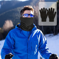 Winter Face Cover Gloves Set for Men and Women