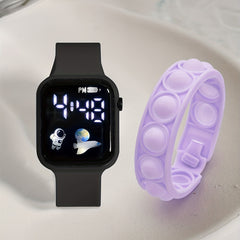 Boys 12-18 LED Bubble Spaceman Watch