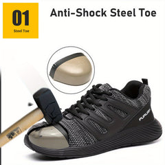 Steel Toe Puncture Proof Work Shoes for Construction Site