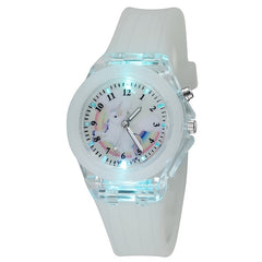 Girls Unicorn Quartz Watch With Silicone Band Gift For Kids