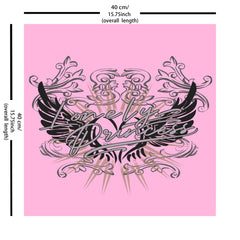 Pink Bandana Hip Hop Square Scarf Headband For Women
