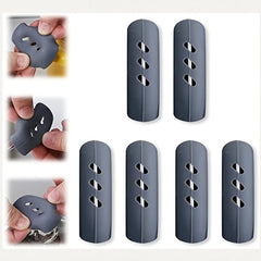 6pcs Silicone Anti Scald Pot Handle Cover Insulation Assist