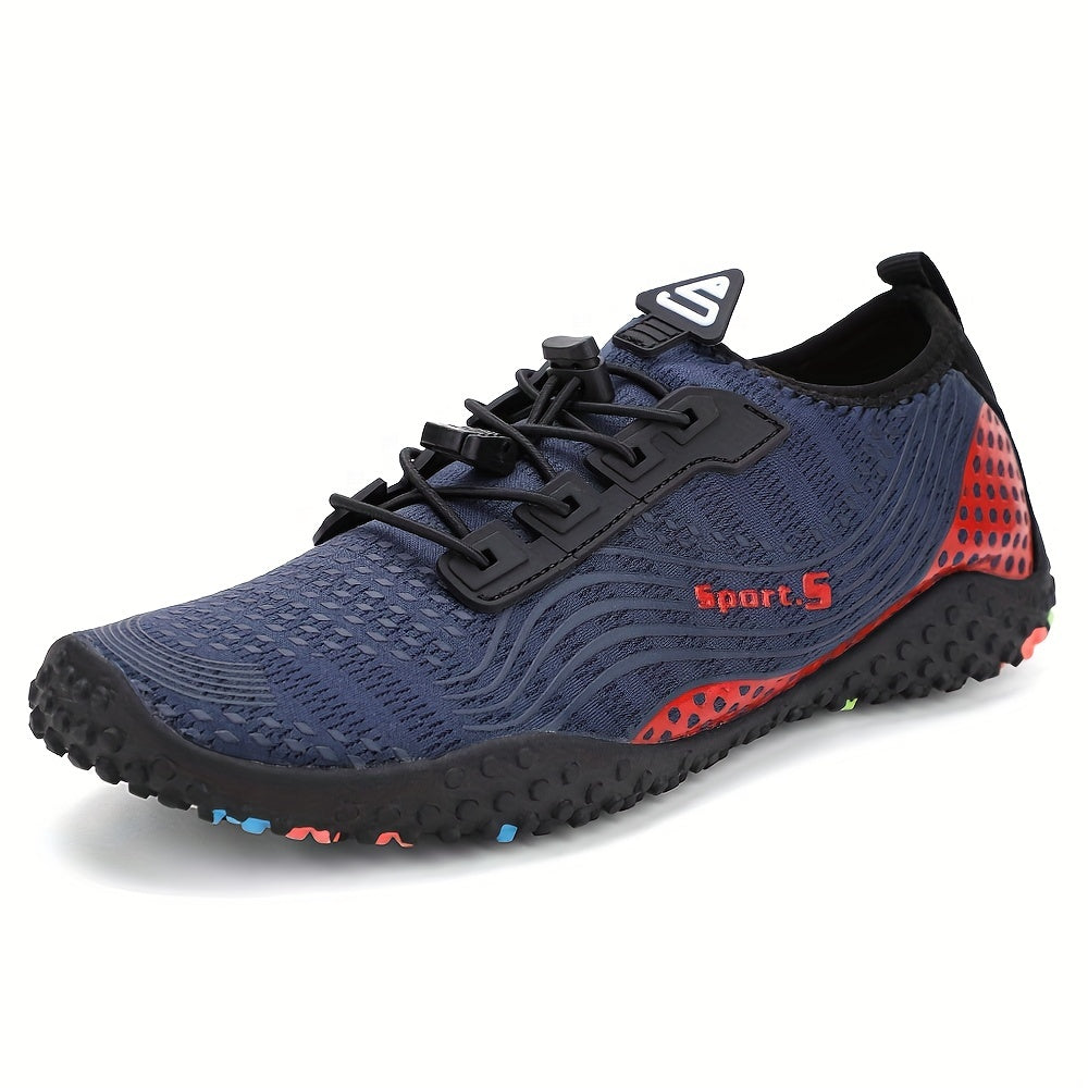 Women's Breathable Knit Sneakers Soft Sole Lace Up Sports Shoes
