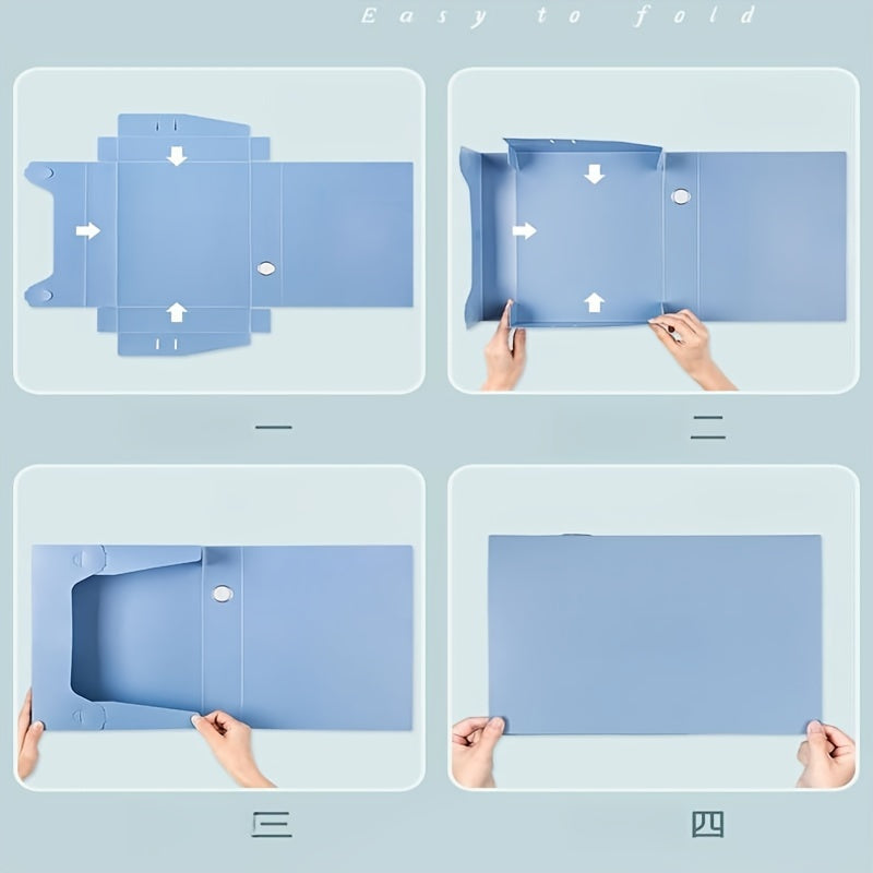 A4 Plastic File Box Thickened Data Office Ticket Storage Box