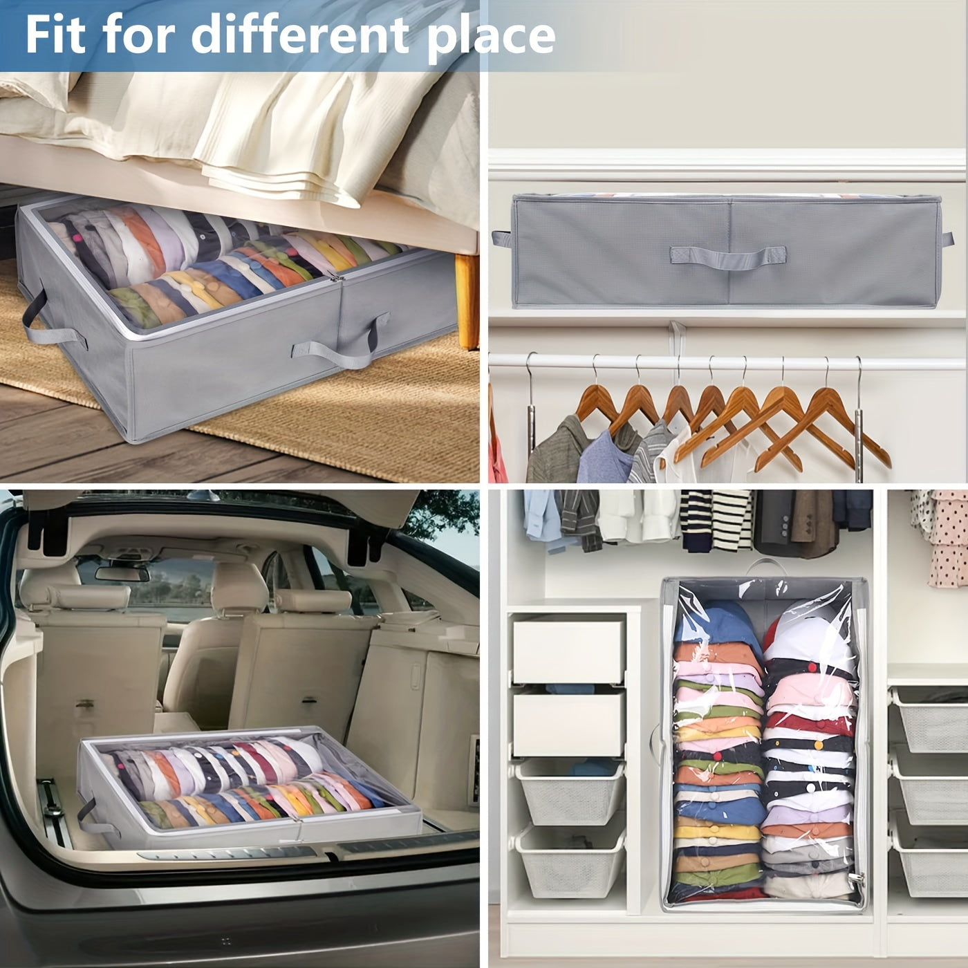 Baseball Cap Storage Box Large Capacity Holder for 50 Hats