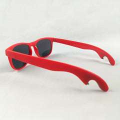 1pc Sunglasses Opener Beer Bottle Opener Glasses Gift Sunglasses Red