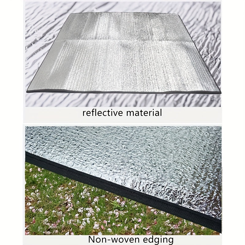 Waterproof Ground Mat Double Sided Aluminium Foil Blanket for Outdoor Camping
