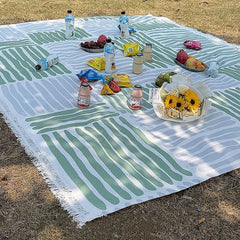 Retro Print Foldable Outdoor Picnic Mat