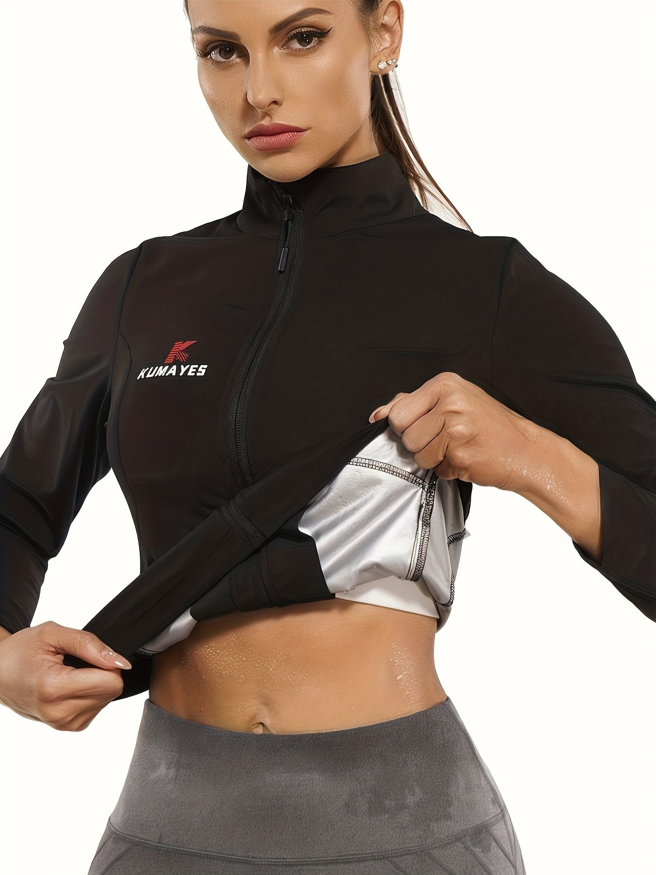 Women's Sauna Sweat Suit Waist Trainer for Weight Loss