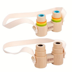 Kids Wooden Binoculars Educational Toy