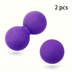2pcs TPE Fascia Balls - Back Neck Foot Shoulder Massage Muscle Relaxation