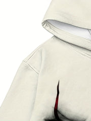 Clown Print Hoodies For Men Graphic Hoodie With Kangaroo Pocket