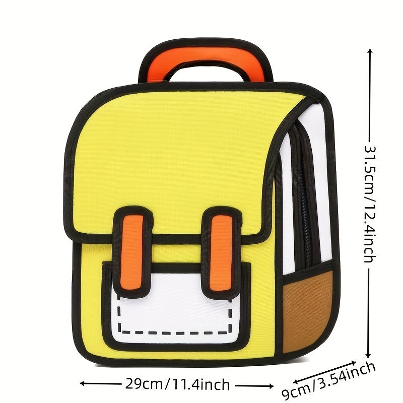 Cartoon Schoolbag Shape Backpack Student Backpack For Kids
