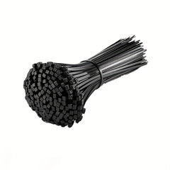 100pcs Waterproof Nylon Tie for Wire Management Home Office Garden
