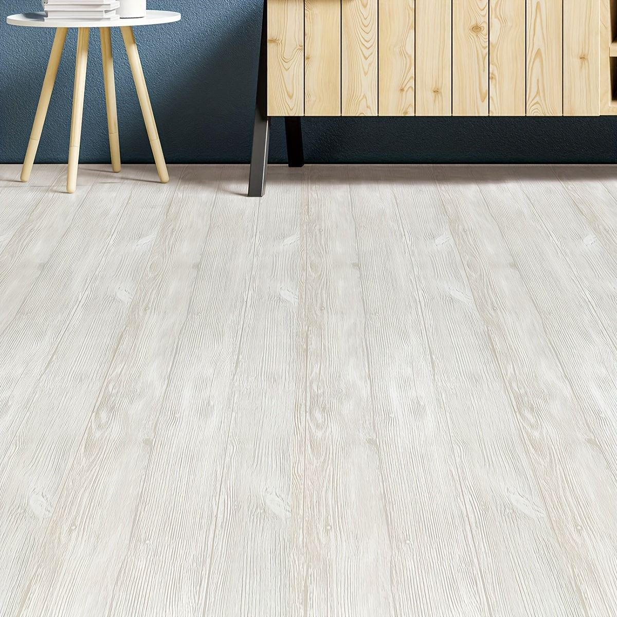 Vintage Wood Grain Vinyl Floor Sticker