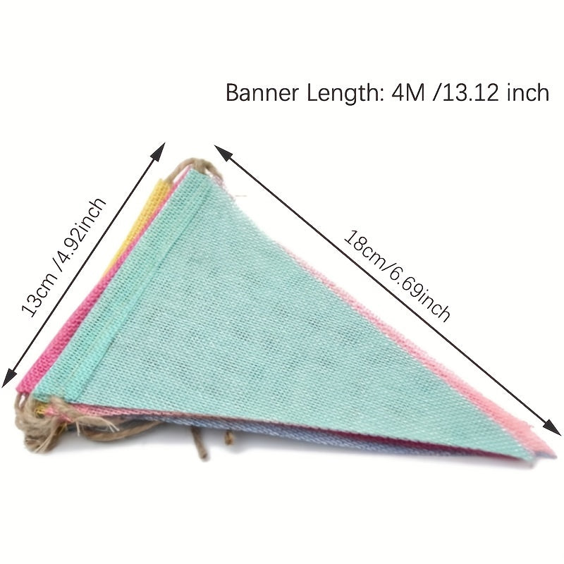Rainbow Double Sided Window Shower Party Banner Background