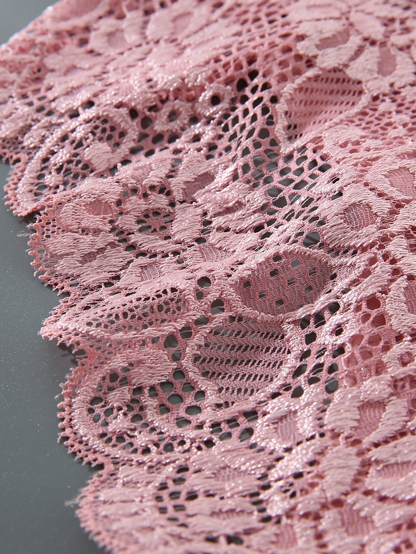 3 Pcs Lace Briefs Sexy Sheer Panties Women's Underwear