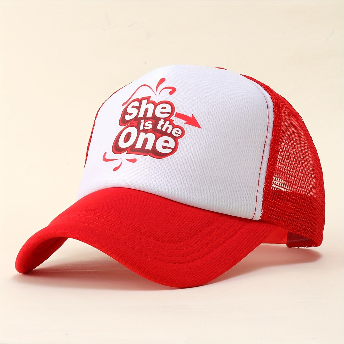 Mesh Trucker Hat Breathable Baseball Cap Adjustable Dad Hat