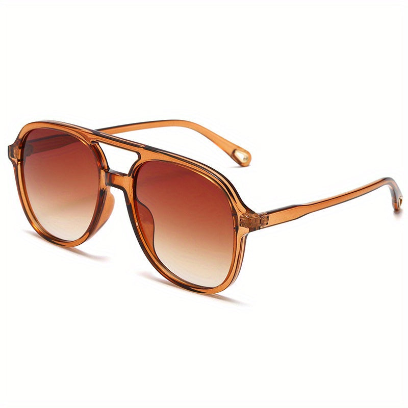 Retro Square Polarized Aviator Sunglasses 70s Vintage Sun Glasses
